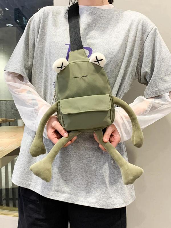 Women's Cute Cartoon Animal Design Fanny Pack, Casual Zipper Design Fanny Pack for Daily Used, Trendy All-match Sling Bag 4