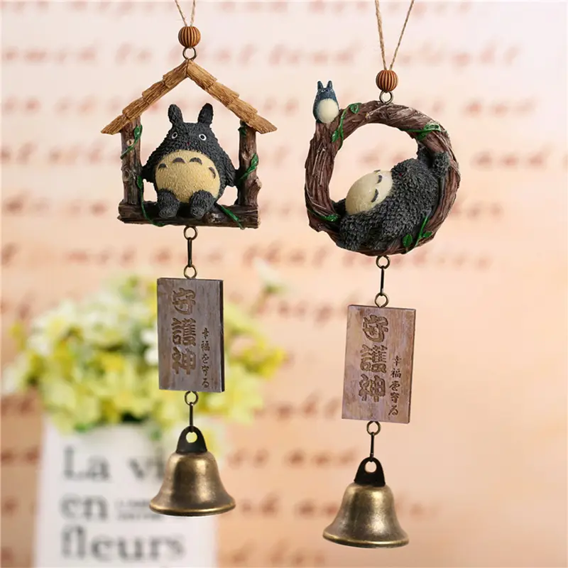 Chuông Gió Hoạt Hình Totoro, Vật Trang Trí Quà Tặng, Trang Trí Nhà Cửa, Con Quay Gió