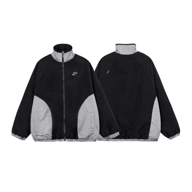 Áo khoác MBC Corduroy Nylon Jacket - Đen/Xám/Be 4