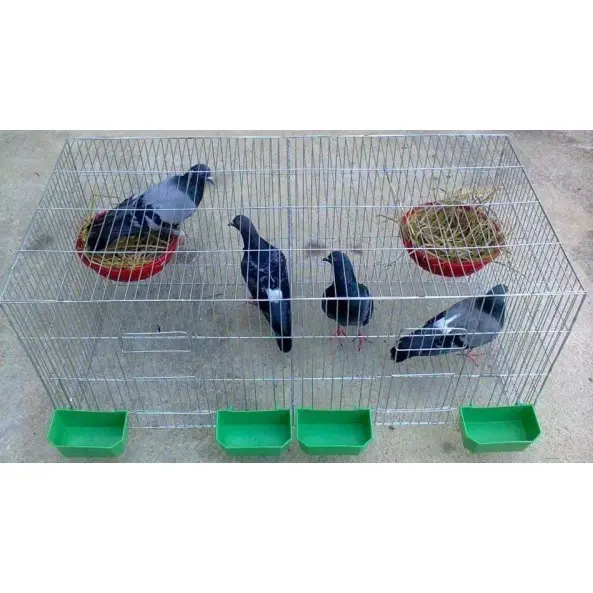 Lồng chim bồ câu kèm phụ kiện lồng chim LC79 2
