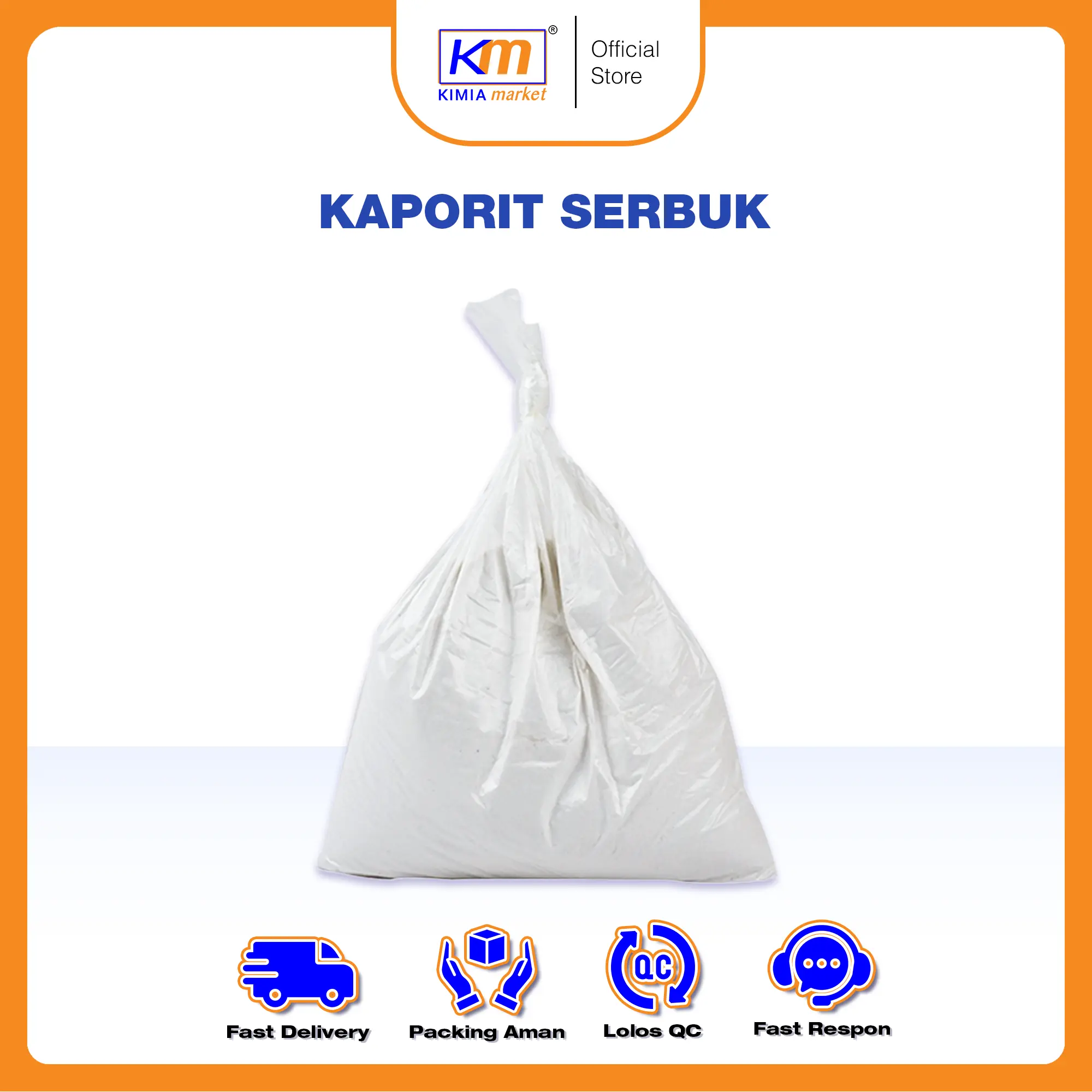 Kaporit Tjiwi 60% 200gr  / Penjernih Air Kotor dan Bau / Kaporit Serbuk