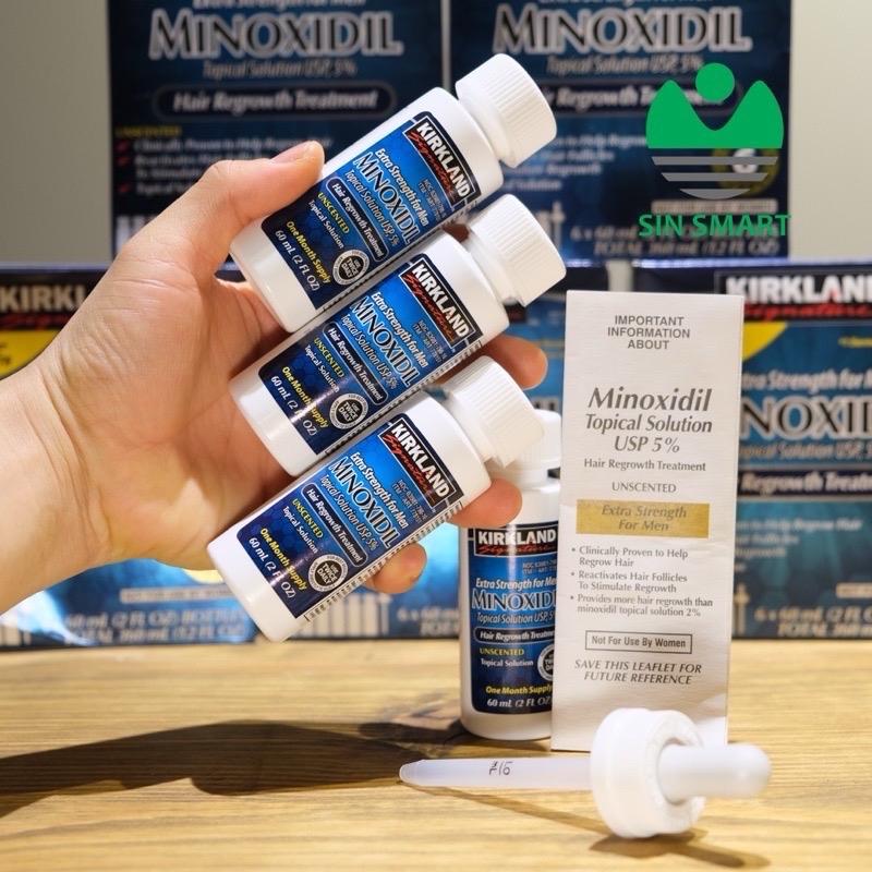  Dung Dịch Minoxidil 5% Kirkland Của Mỹ 60ml + ống bơm 