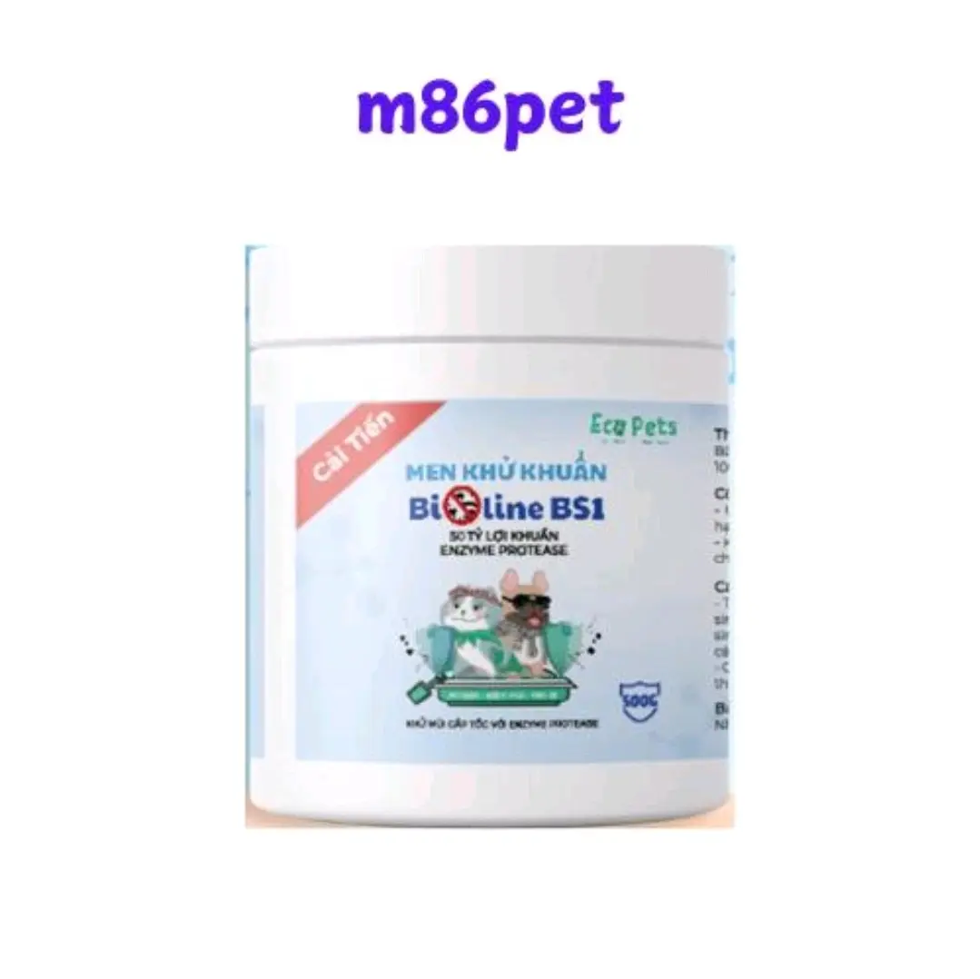 Men khử mùi hôi cát mèo Bioline BS1 500gr