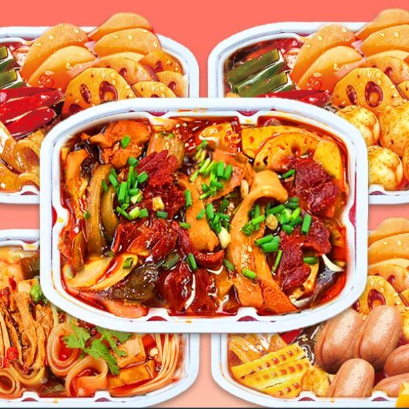 Lẩu tự sôi Sách Bò hộp mini giá rẻ cay nhẹ 5
