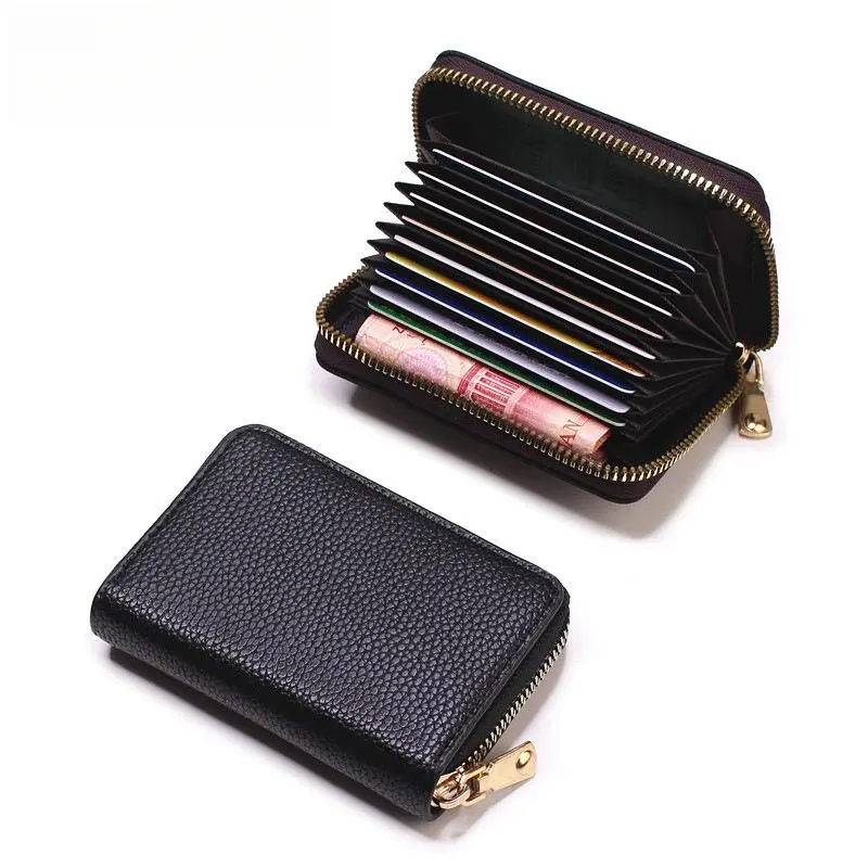 Dompet Kartu Pria Wanita Viral Kulit PU Fashion Korea Style Aesthetic Terbaru - Card Holder Kekinian PD15
