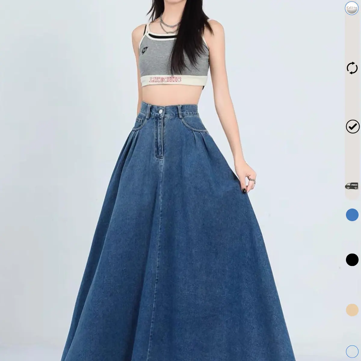 Chân váy Jean xoè cạp khoá chân tua tua siêu xinh | BigBuy360 - bigbuy360.vn Chân váy Jean xoè cạp khoá chân tua tua siêu xinh | BigBuy360 - bigbuy360.vn