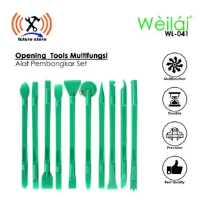 Weilai WL-041 10 In 1 Opening Tool Multifungsi - Alat Pembongkaran Set