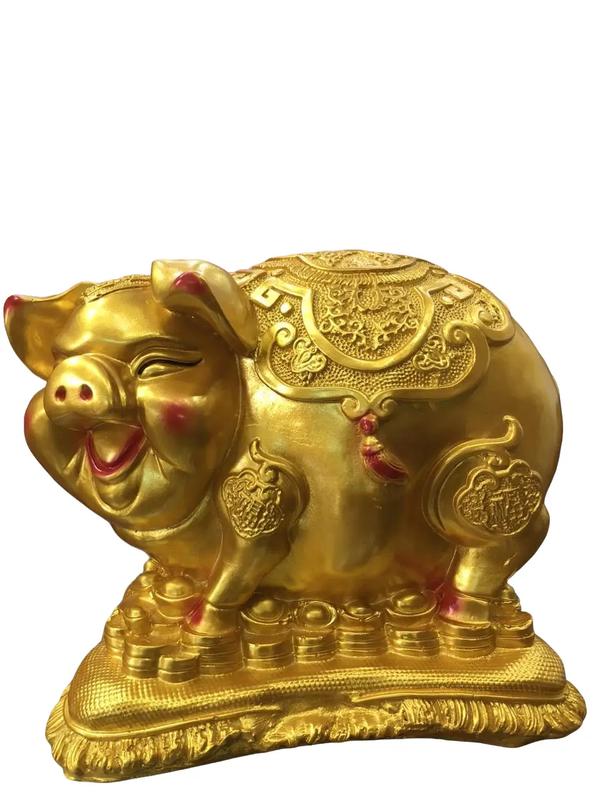 Heo đất tiết kiệm lợn vàng size đại Ống Heo Đựng Tiền Ống Tiết Kiệm