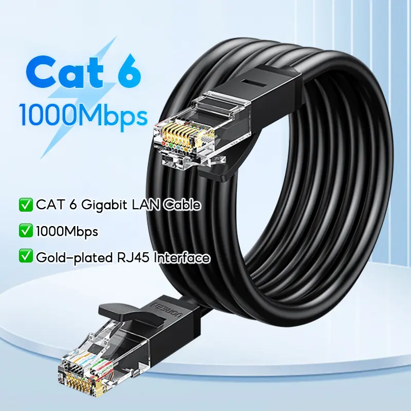 CAT6 RJ45 Lan Cable 5M/10M/15M/20M/30M/40M/50M Outdoor UTP Ethernet Cable 1000Mbps Network Cable