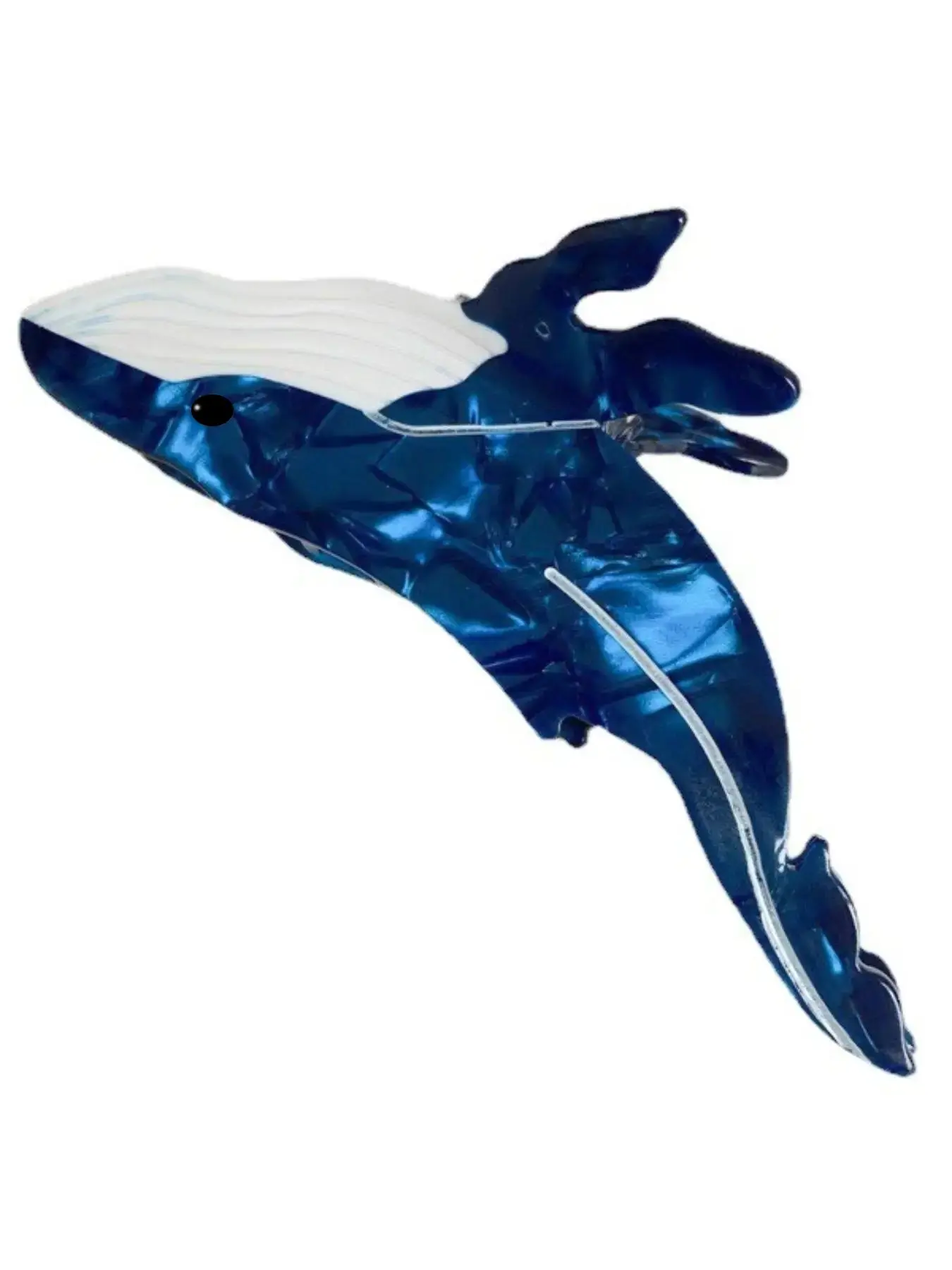 Fashionable Creative Whale Design Hair Claw, Casual Colorblock Hair Accessories for Women & Girls, Cute Lovely Hairwear for Daily Used