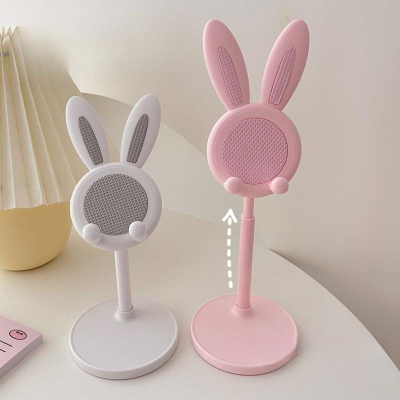 Product Introduction of Rabbit Stand Desktop Adjustable Adjustable Student Lazy Household Selfie Live Stand Universal Flash Sale Cute 0