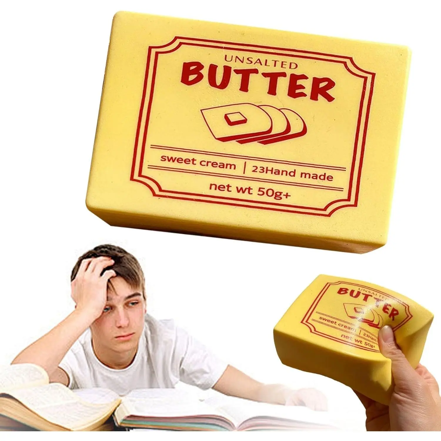 Viral Slow Rising Butter Squishy Bread; Slow Rebound Cute Butter ...