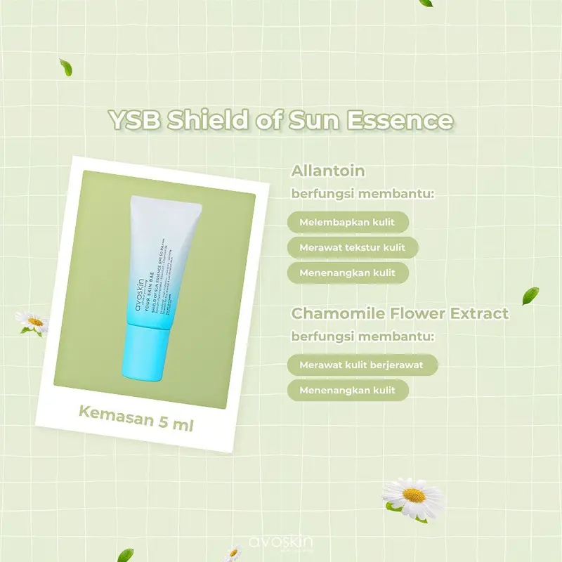 Avoskin YSB Shield Of Sun Essence SPF 50 PA++++ 30ml [EXP 11/2025] 1