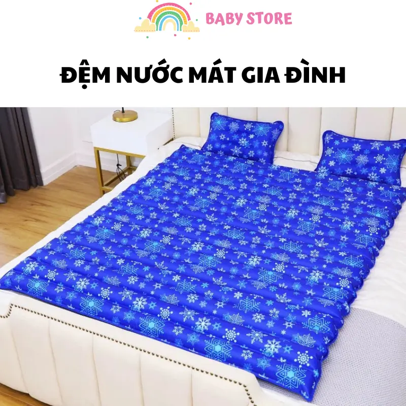 Đệm nước mát, Nệm hơi nước mát gia đình văn phòng trải giường, ghế sofa đa năng nhiều kích thước giải nhiệt mùa hè vt186