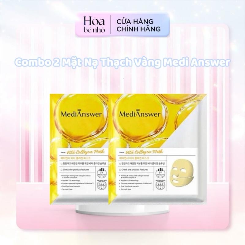 Combo 2 Mặt nạ thạch vàng  MediAnswer