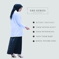 Gambar NRS Series - Baju PDH Putih Tunik Seragam Setelan Khaki PNS - S, Hitm putih set rok A dari NRS Series_NEW Kab. Tasikmalaya 4 Tokopedia