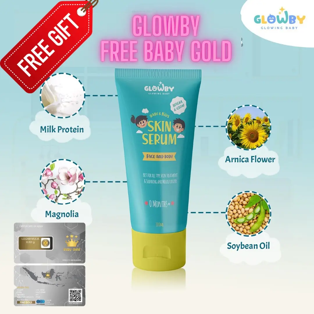 GLOWBY- Skin Serum 2in1 Face & Body Serum Lotion Baby