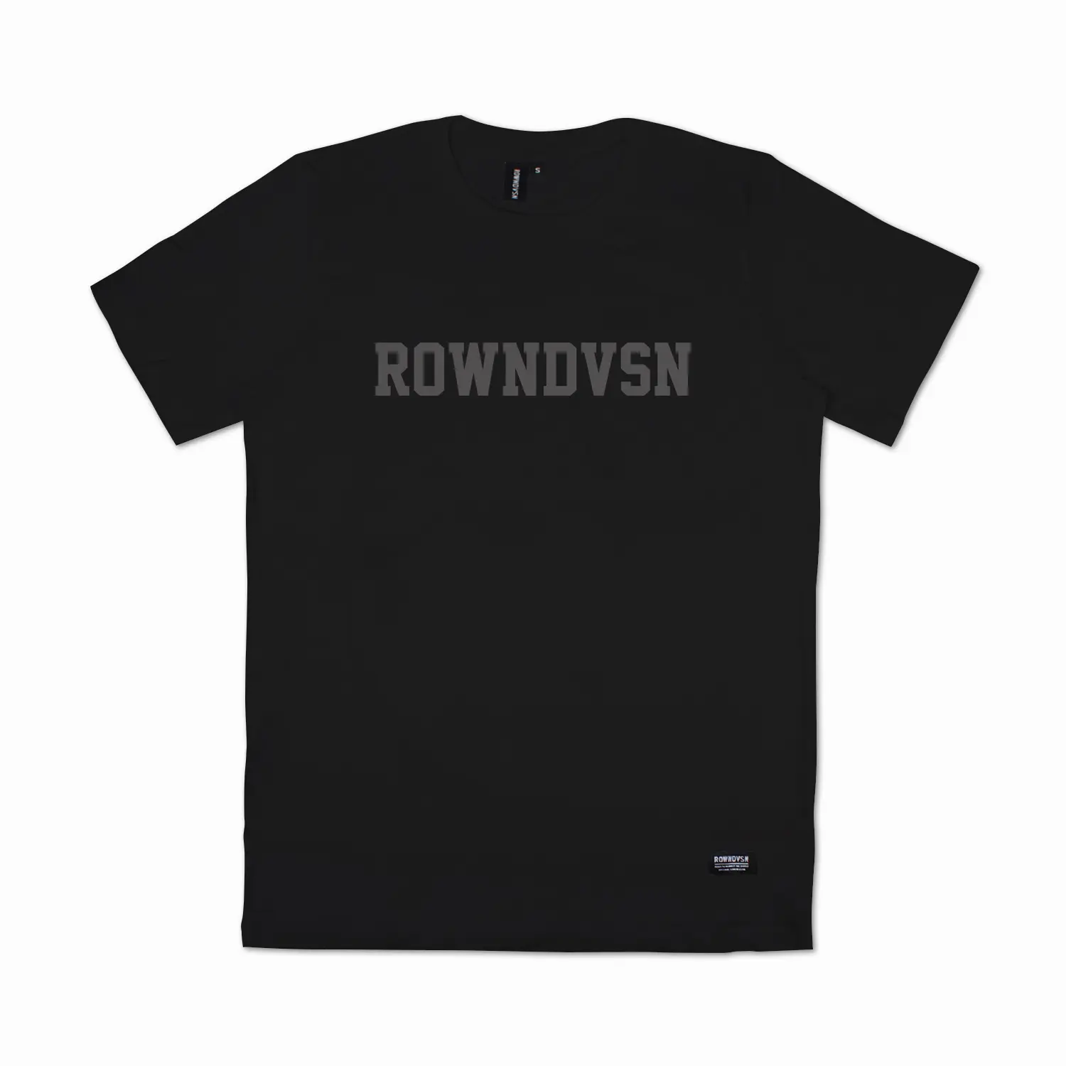 Rown Division Storage T-Shirt Seville Black Grey Kaos Katun