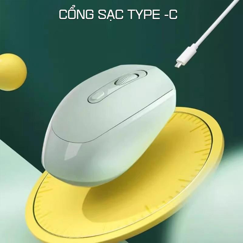 Chuột Không Dây Bluetooth 5.2 & USB 2.4G Âm Click Êm Ái 3 Mức DPI Có Sạc Pin | BigBuy360 - bigbuy360.vn Chuột Không Dây Bluetooth 5.2 & USB 2.4G Âm Click Êm Ái 3 Mức DPI Có Sạc Pin | BigBuy360 - bigbuy360.vn