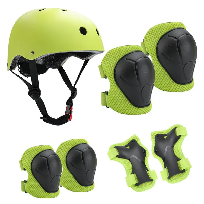 Children's Roller Skating Protective Gear, 1 Set Balance Bike Skateboard Protective Gear, Ice Skating Knee Pads, Elbow Pads, Bicycle Protective Gear