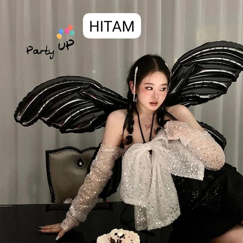BALON SAYAP balon kupu kupu sayap butterfly anak dewasa balon sayap balon foil sayap malaikat mainan peri anak B026 0
