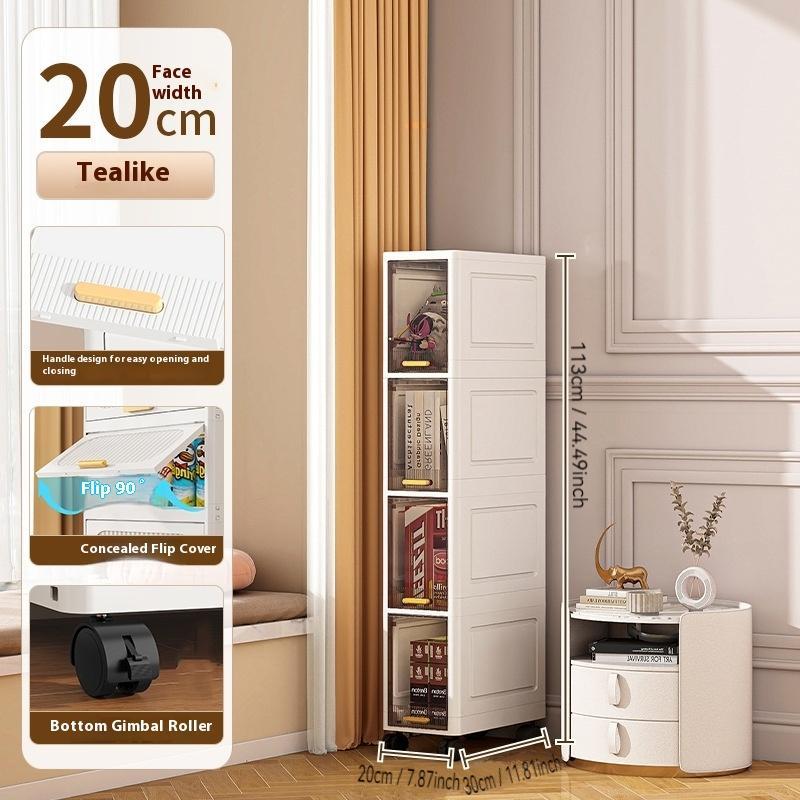 Product Introduction of Cabinet Storage Drawer, Sliding Storage Cabinet, Multifunctional Storage Rack for Home Kitchen Living Room Bedroom 2