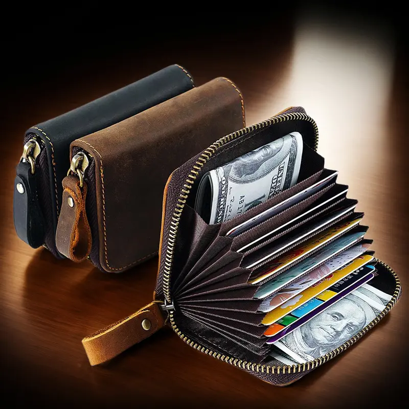 Pemegang Kad Kredit Bank ID VIP, Gaya Retro, Dompet Zip RFID - TikTok ...