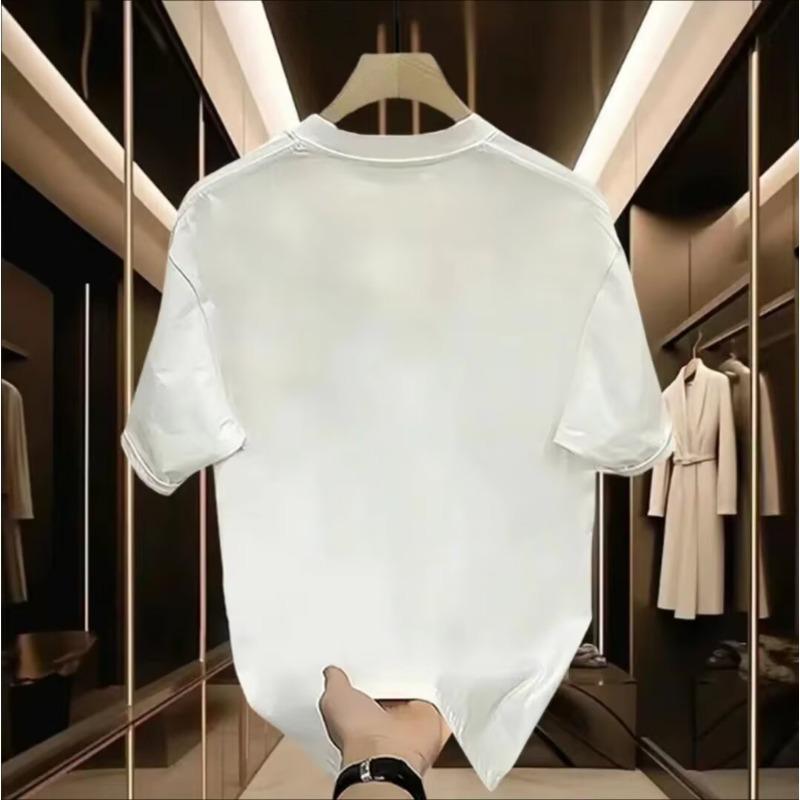 Cute Nezha Original Animation Piece Design Combed T-Shirt Men Retro Loose All-Match Casual Half-Sleeved Men m-3xl 3