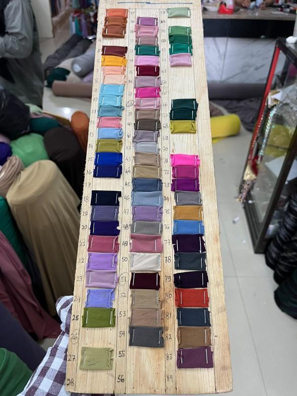 Set Abaya Lengan Serut