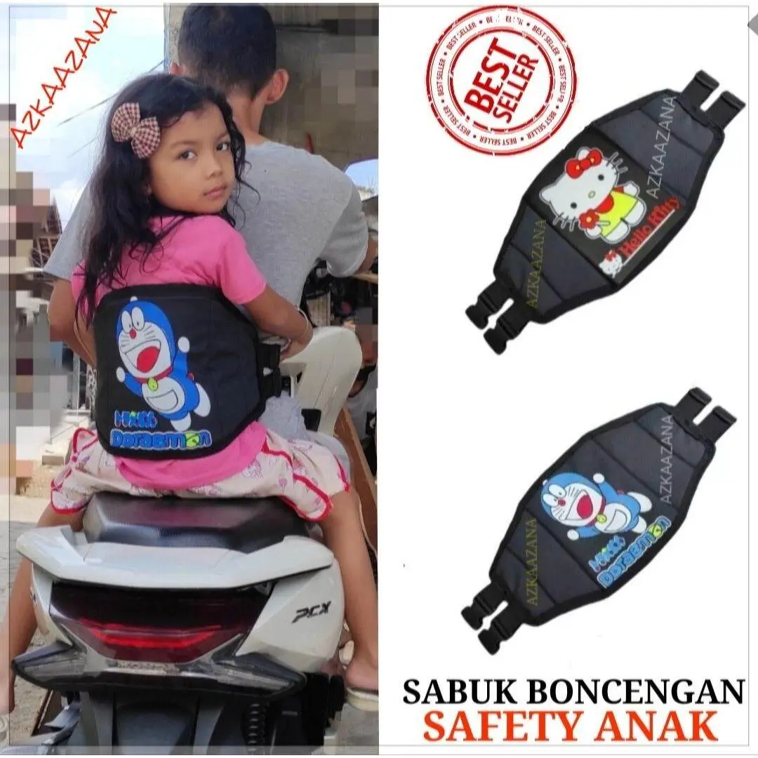 SABUK PENGAMAN Safety Boncengan belakang Motor Anak SIMPEL TIDAK RIBET