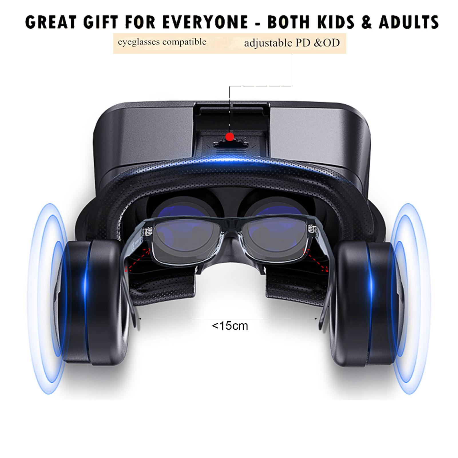 2021 VR Glasses Suit High quality Adjustable Device with Handle 3D Virtual Reality Helmet Bluehooth 3.0 /IOS/PC Hot - Image 3