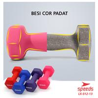 Gambar SPEEDS Dumbell Barbel Vinyl Alat Fitness Olahraga Yoga Angkat Beban Latihan Otot 012-13 - 1KG BIRU dari Calary Toys Kota Surabaya 5 Tokopedia