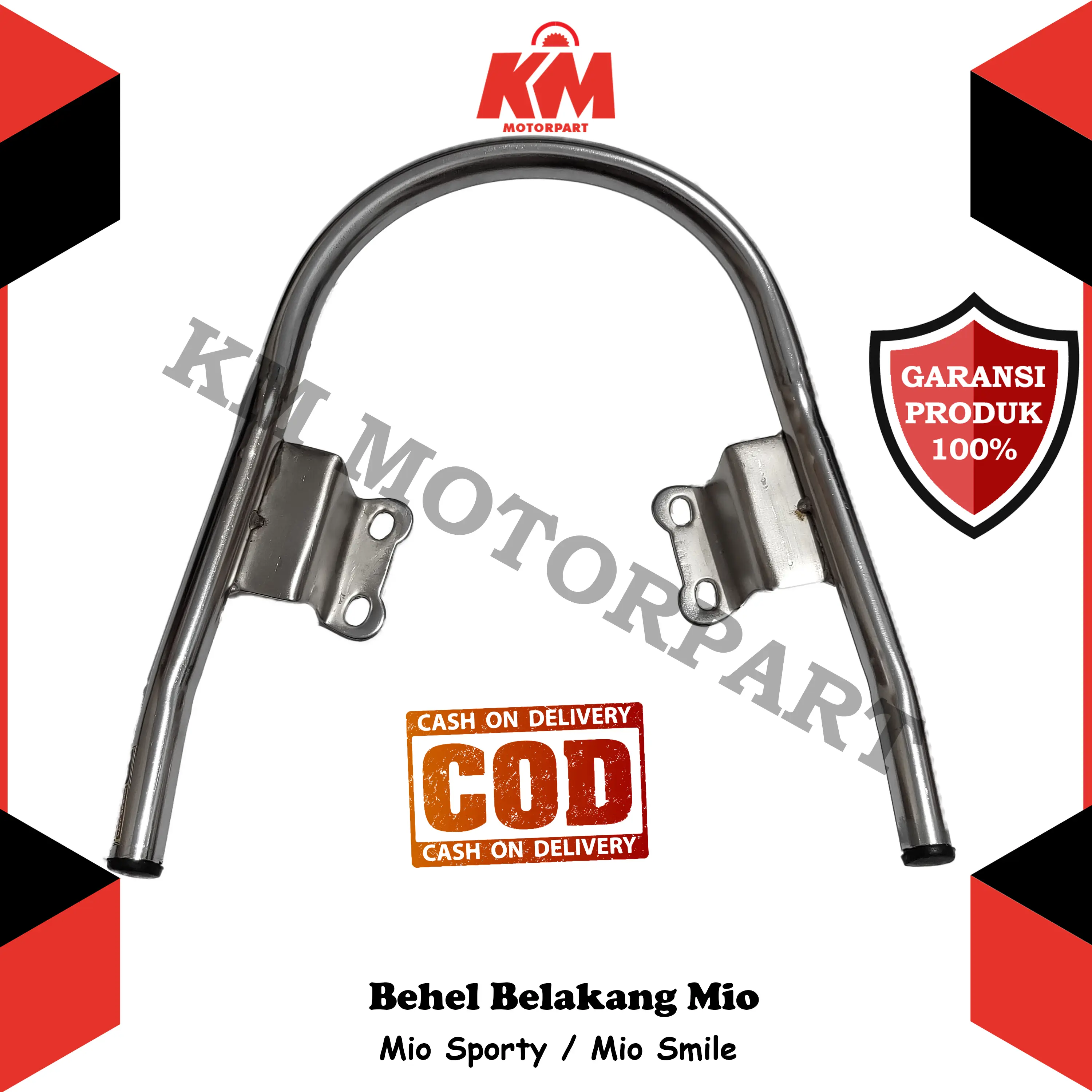 Behel Belakang Mio Sporty Mio Smile Chrome Variasi