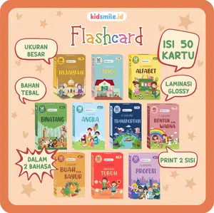 Flashcard Kidsmile Mainan Edukasi Anak Flash Card Kidsmile Mainan Edukatif Anak