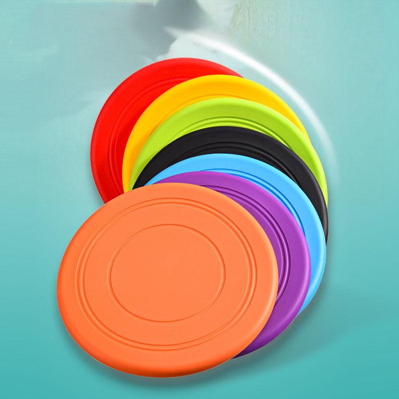 Product Introduction of Pet Toy Dog Frisbee Frisbee Dog Special Frisbee Silicone Pet Outdoor Interactive Training Floating Durable Toy 0