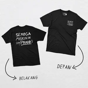 ORBSCO T-Shirt Kaos Distro Prank Unisex Pria dan Wanita baju combed