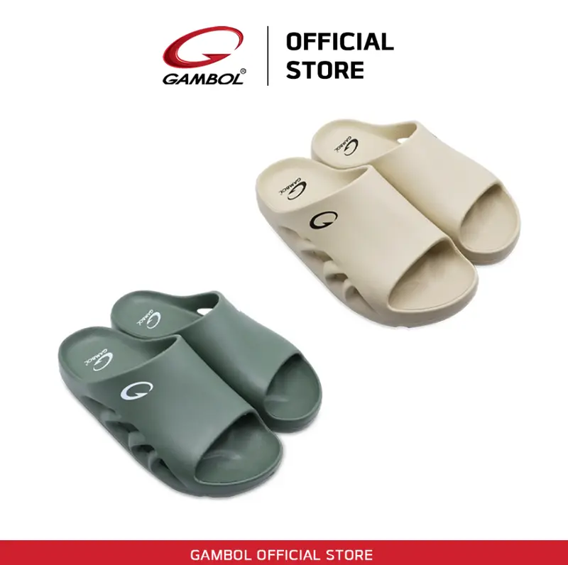 Dép Thái Lan Quai Ngang Nam Nữ GAMBOL 42207 (FORM RỘNG LÙI SIZE) Cao Su Non Đúc Nguyên Khối Nhập Khẩu Chính Hãng DéP Cao Su Đế Bằng Slipper Dép Lê 5