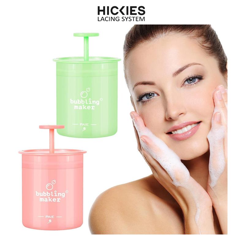 Cốc Tròn Tạo Bọt Sữa Rửa Mặt Dầu Gội Xà Phòng Tiện Dụng Màu Sắc Pastel Dễ Thương - HICKIES LACING SYSTEM