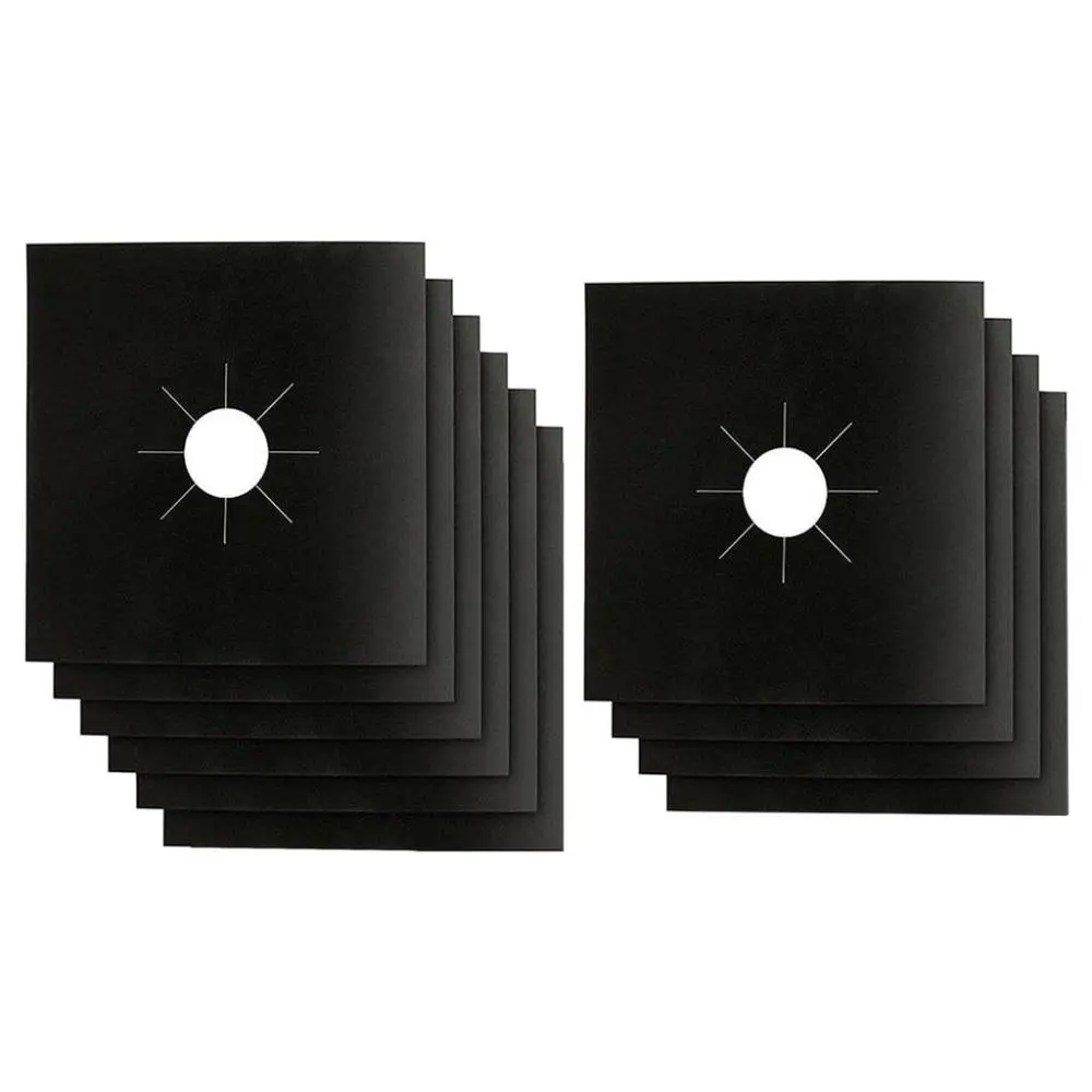 Stove Burner Covers Reusable Gas Range Protectors Non-stick Stovetop Burner Liner Cover Thickness 0.3mm, BPA Free, Heat-resistant,