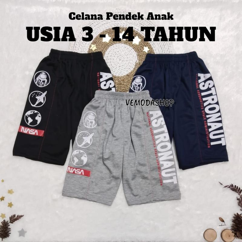 Celana Pendek Anak Laki-Laki / Celana Santai Anak Laki-Laki ASTRONAUT Fashion 0