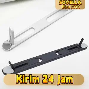 Laptop Stand Holder Portable Lipat Adjustable Anti Slip Holder Dudukan Laptop Universal 10-15.6 Inch