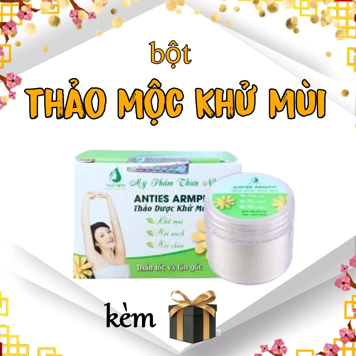 Bột Khử Mùi Hôi thảo dược khử mùi (thảo mộc)