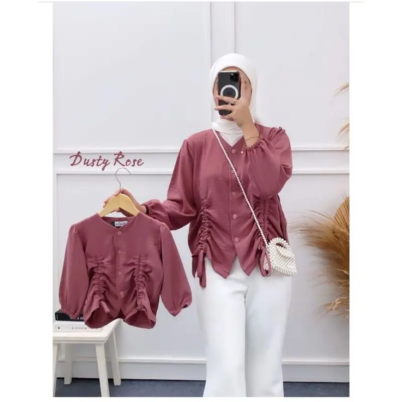 Atasan Blouse Andin Couple Ibu dan Anak full size terbaru ( Harga Satuan Terpisah)
