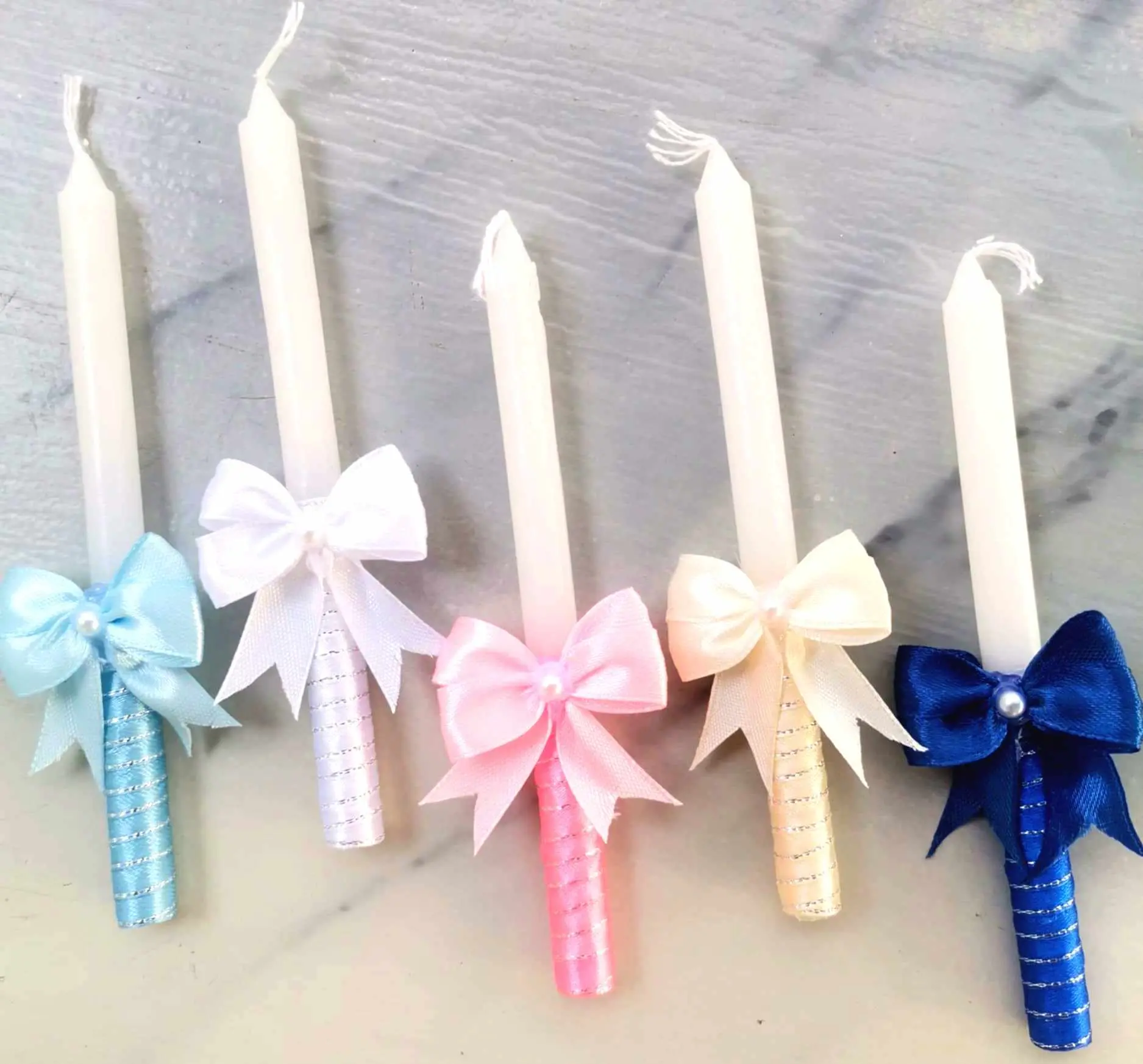 Candle for Christening/Baptism/Debut/Sold per piece/5.5inches size