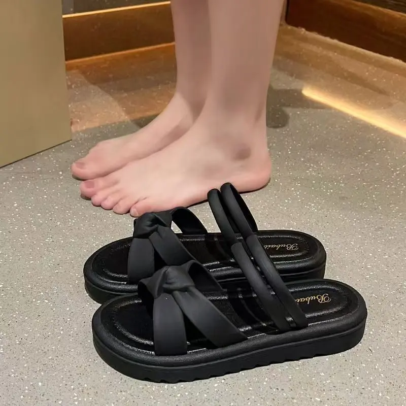 Dép Lê Nữ, Mũi Tròn, Thoải Mái, Nhẹ, Sandal Phẳng, Cho Nữ