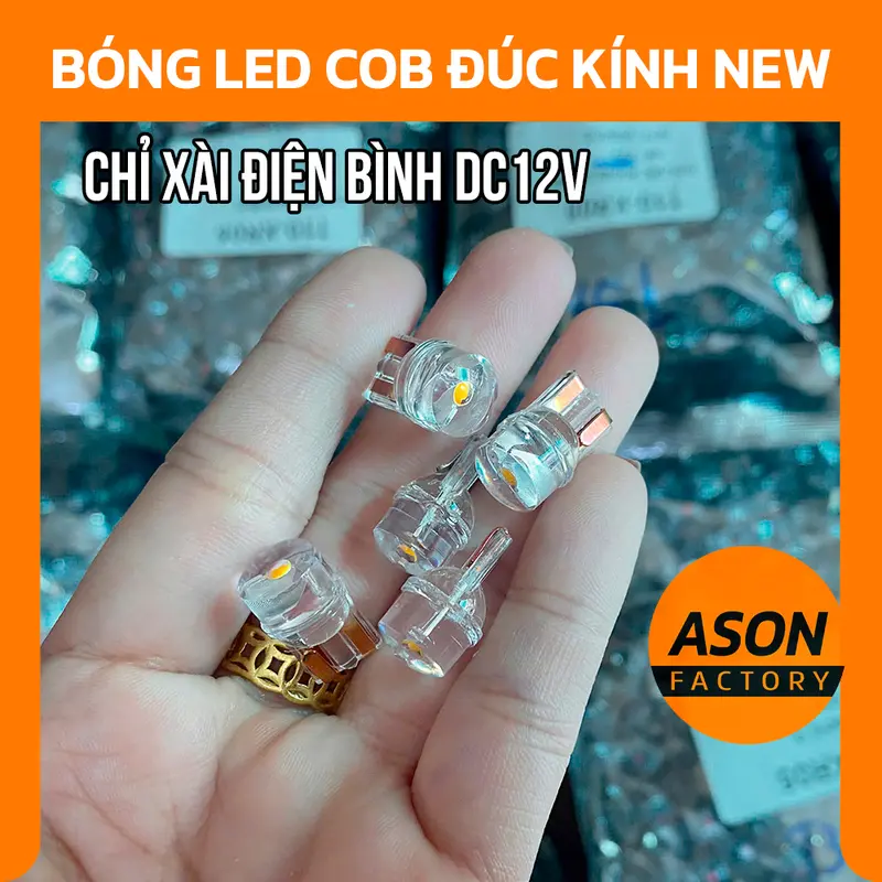 Đèn Led T10 Cob Đúc Kính Chống Nước Thế Hệ Mới Sáng 360° 0