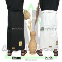 Gambar Sarung Wadimor Hitam Putih Polos Non Atau Tanpa Tumpal Dewasa dari AngelDracoStore Kota Bandung 3 Tokopedia