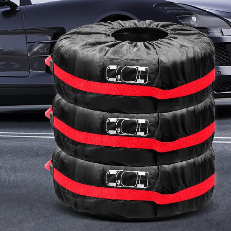 Tire Cover Case Car Spare Tire Cover Storage Bags for Cars Wheel Accessories Portable Wheel Bags 5