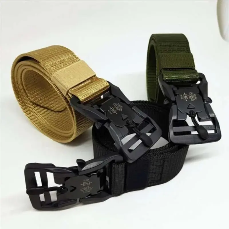 Ikat Pinggang Army Style - Promo Diskon Harga Grosir Tanah Abang Belt Hijau 6