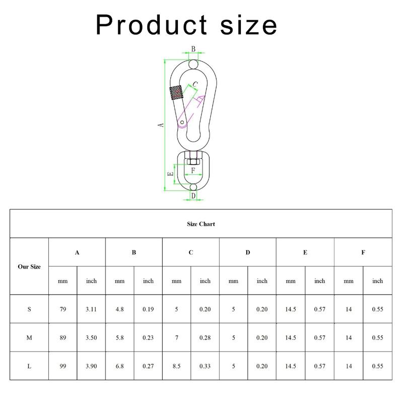 Product Introduction of Huiji Stainless Steel Carabiner Spring Pet Buckles for Linking Dog Leashes Collar Dog 0